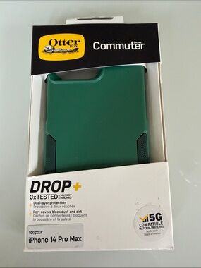 OtterBox Commuter Series Case in Green - iPhone 14 Pro Max